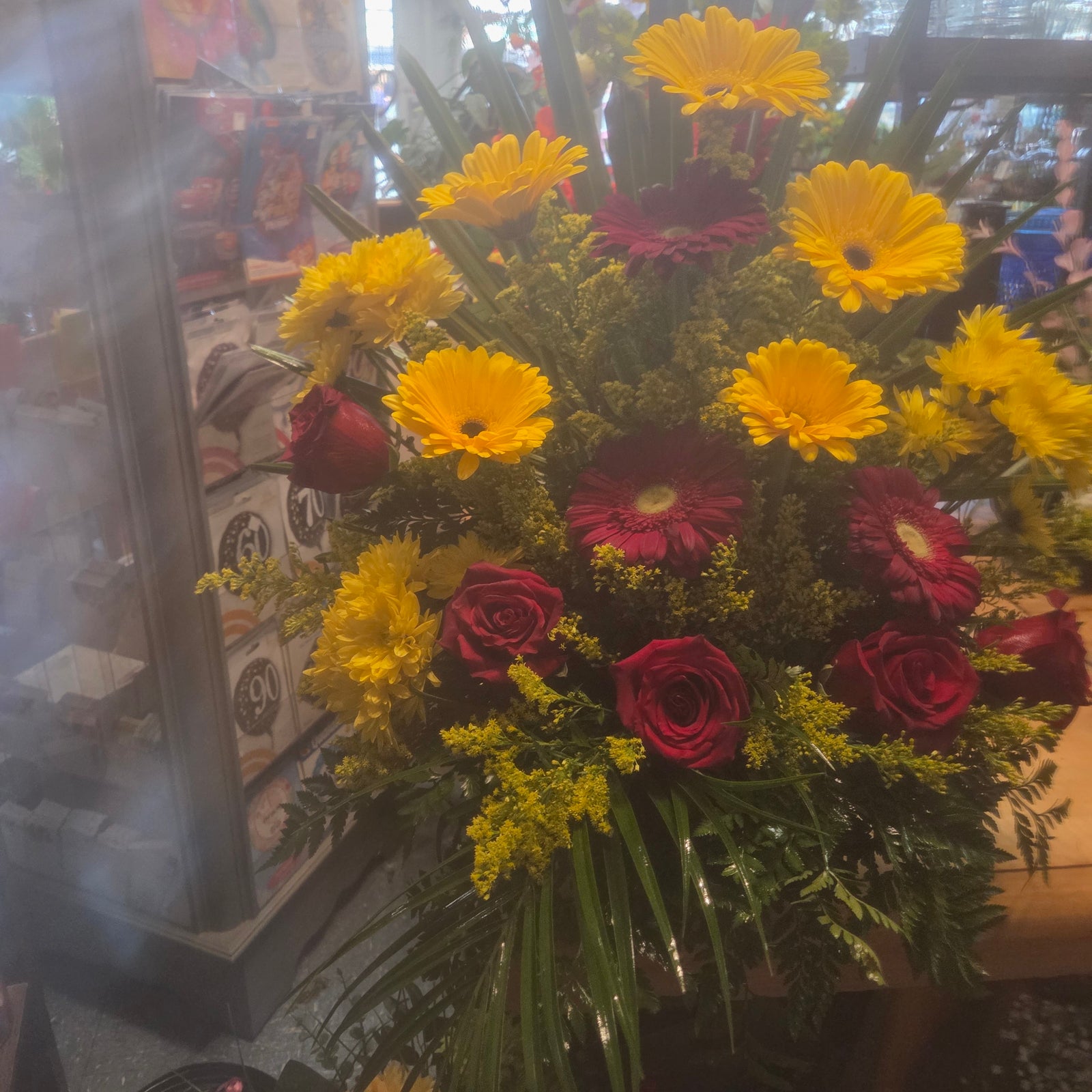 Arrangement de fleurs fraîches